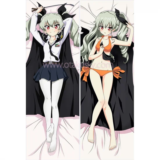 Girls und Panzer Dakimakura Anchovy Anchobi Body Pillow Case - Click Image to Close