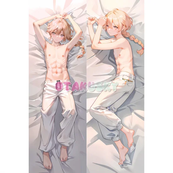 Genshin Impact Dakimakura Aether Body Pillow Case 03 - Click Image to Close