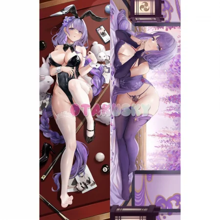 Genshin Impact Dakimakura Baal Raiden Shogun Body Pillow Case 55