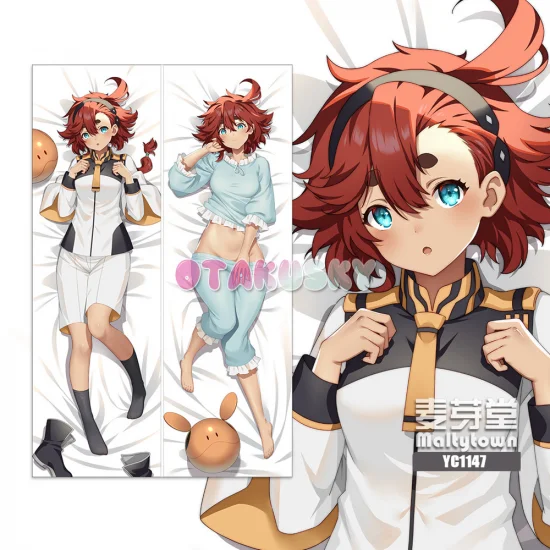 Mobile Suit Gundam : The Witch from Mercury Dakimakura Suletta Mercury Body Pillow Case 07 - Click Image to Close