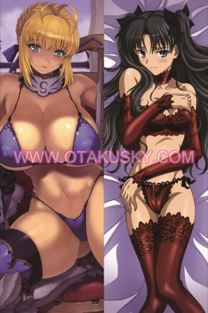 Fate Stay Night Rin Tohsaka Body Pillow Case 03