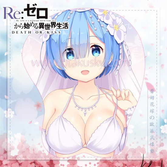 2way Re:Zero Rem Anime 3D Mouse Pad Mat Wrist Rest 05 - Click Image to Close