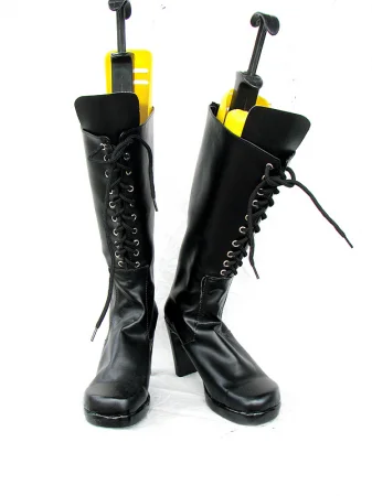 Black Cosplay Boots 16