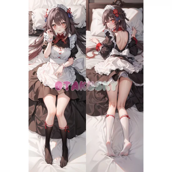 Genshin Impact Dakimakura Hu Tao Walnut Body Pillow Case 34 - Click Image to Close