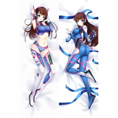 Overwatch OW Dakimakura D.Va Body Pillow Case 12