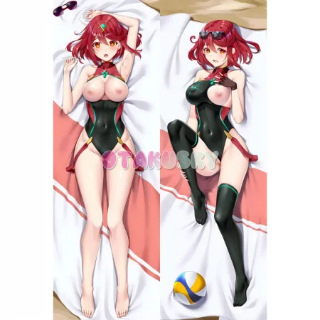 Xenoblade 2 Dakimakura Pyra Body Pillow Case 07