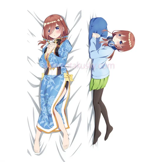 The Quintessential Quintuplets Dakimakura Nakano Miku Body Pillow Case 18 - Click Image to Close