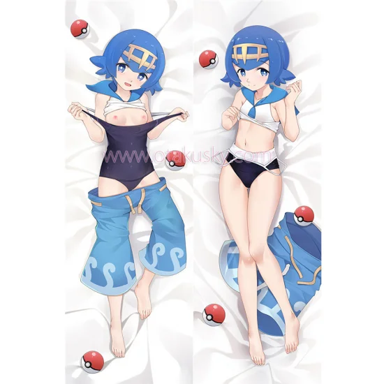 Pokemon Sword and Shield Dakimakura Lana Body Pillow Case 02 - Click Image to Close