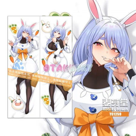 Virtual YouTuber Dakimakura Usada Pekora Body Pillow Case 10