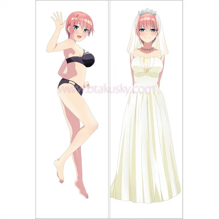 The Quintessential Quintuplets Dakimakura Nakano Ichika Body Pillow Case 07