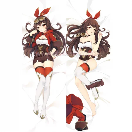 Genshin Impact Dakimakura Amber Body Pillow Case 02