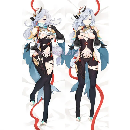 Genshin Impact Dakimakura Shenhe Body Pillow Case 03 - Click Image to Close