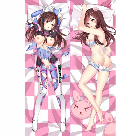 Overwatch OW Dakimakura D.Va Body Pillow Case 18