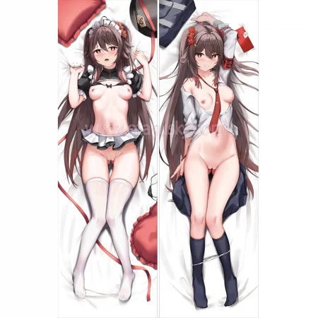 Genshin Impact Dakimakura Hu Tao Walnut Body Pillow Case 11