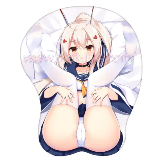 2way Azur Lane Ayanami Anime 3D Mouse Pad Mat Wrist Rest - Click Image to Close