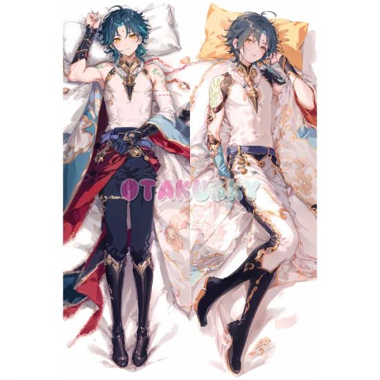 Genshin Impact Dakimakura Xiao Body Pillow Case 07 - Click Image to Close