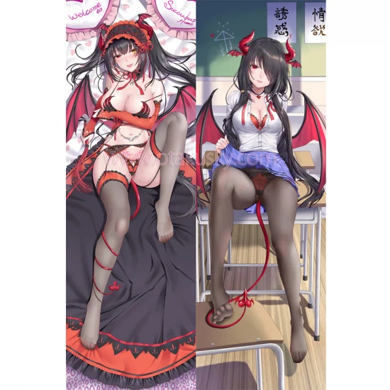 Date a Live Dakimakura Kurumi Tokisaki Body Pillow Case 82 - Click Image to Close