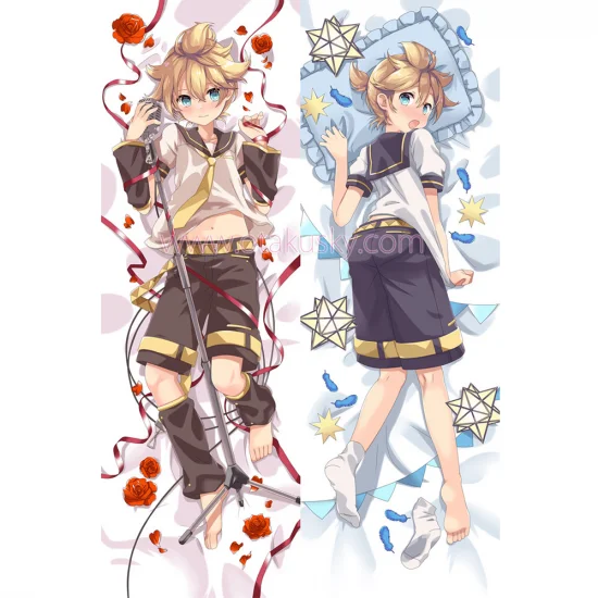 Vocaloid Dakimakura Kagamine Rin Len Body Pillow Case - Click Image to Close