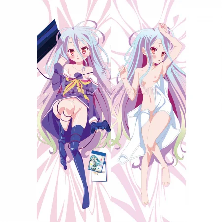 NO GAME NO LIFE Dakimakura Shiro Body Pillow Case 04