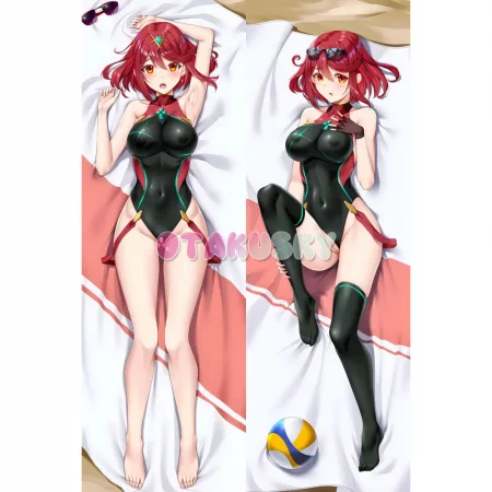 Xenoblade 2 Dakimakura Pyra Body Pillow Case 06