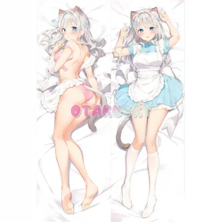 Virtual YouTuber Dakimakura Amanagi El Body Pillow Case