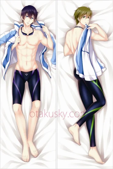 Free Makoto Tachibana Rin Matsuoka Body Pillow Case - Click Image to Close