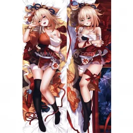 Genshin Impact Dakimakura Yoimiya Body Pillow Case