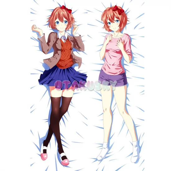 Doki Doki Literature Club! Dakimakura Sayori Body Pillow Case - Click Image to Close