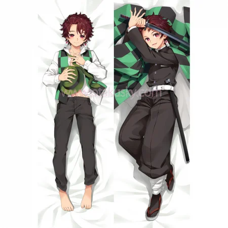 Demon Slayer Dakimakura Kamado Tanjirou Body Pillow Case