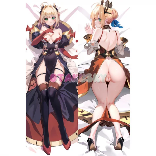 Fate/Grand Order Dakimakura Saber Nero Claudius Drusus Body Pillow Case 25 - Click Image to Close