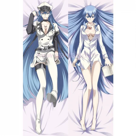 Akame ga Kill Dakimakura Esdeath Body Pillow Case 04