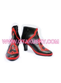 Lunia Record Of Lunia War Black Cosplay Shoes