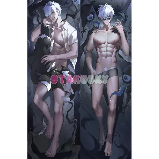 Jujutsu Kaisen Dakimakura Satoru Gojo Body Pillow Case 11 - Click Image to Close