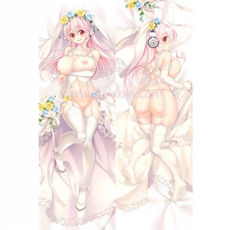 Super Sonico Dakimakura Body Pillow Case 05