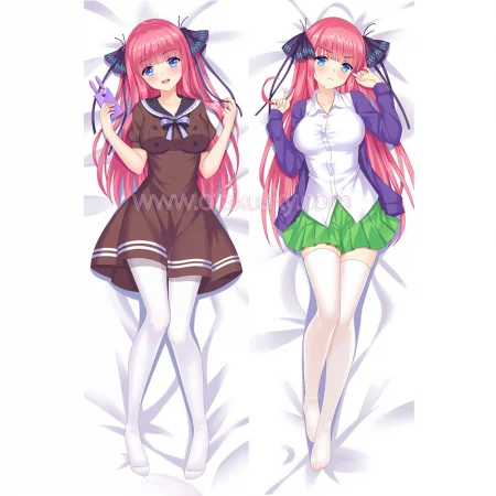 The Quintessential Quintuplets Dakimakura Nakano Nino Body Pillow Case 09