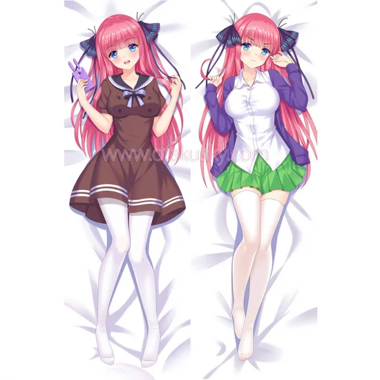 The Quintessential Quintuplets Dakimakura Nakano Nino Body Pillow Case 09 - Click Image to Close