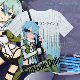 Sword Art Online GGO Sinon Full Print T-Shirt