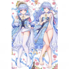 Genshin Impact Dakimakura Kamisato Ayaka Body Pillow Case 37