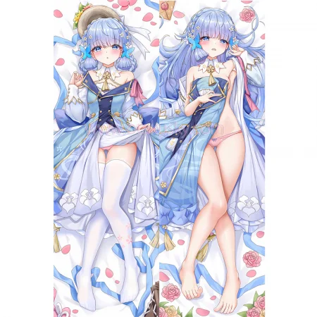 Genshin Impact Dakimakura Kamisato Ayaka Body Pillow Case 37