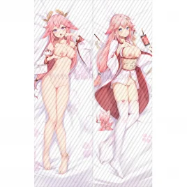 Genshin Impact Dakimakura Yae Miko Body Pillow Case 05