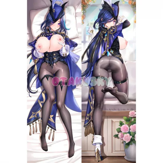 Genshin Impact Dakimakura Clorinde Body Pillow Case 07 - Click Image to Close