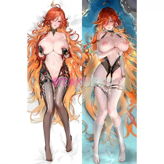 Genshin Impact Dakimakura Mavuika Body Pillow Case 07 - Click Image to Close