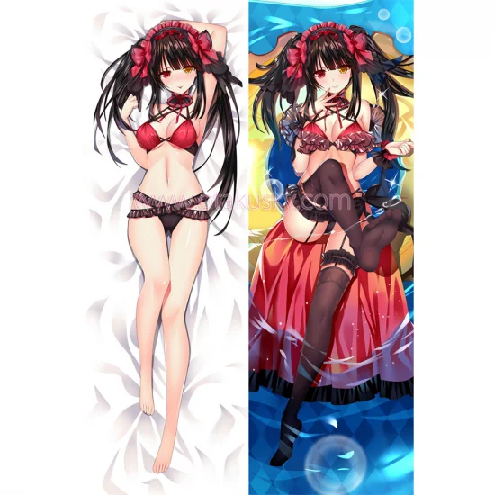 Date a Live Dakimakura Kurumi Tokisaki Body Pillow Case 35 - Click Image to Close