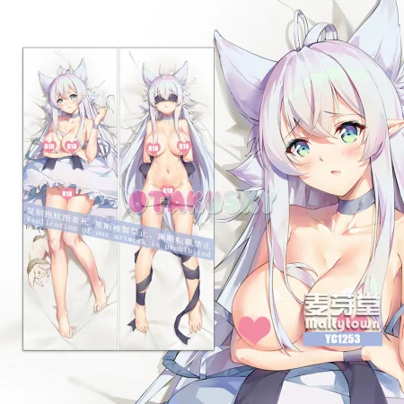 Chillin' in Another World with Level 2 Super Cheat Powers Dakimakura Fenrys Body Pillow Case 02