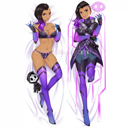 Overwatch OW Dakimakura Sombra Body Pillow Case 02