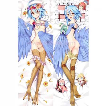 Monster Musume no Iru Nichijou Dakimakura Papi Body Pillow Case 02