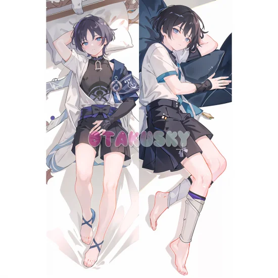 Genshin Impact Dakimakura Wanderer Body Pillow Case 11 - Click Image to Close