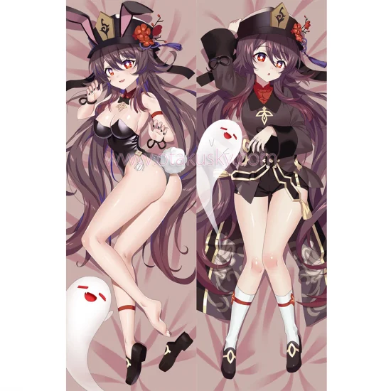 Genshin Impact Dakimakura Hu Tao Walnut Body Pillow Case 15 - Click Image to Close