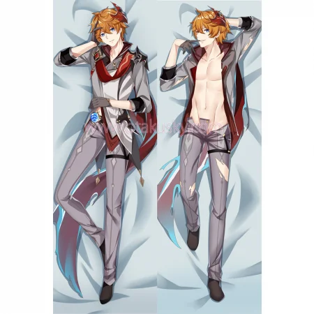 Genshin Impact Dakimakura Tartaglia Body Pillow Case 02