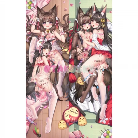 Azur Lane Dakimakura Amagi Nagato Body Pillow Case 02